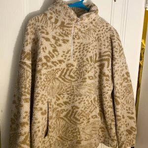 American Eagle quarter zip Sherpa